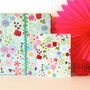 Mini Floral Greetings Card, thumbnail 4 of 5