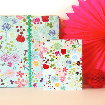 Mini Floral Greetings Card, 4 of 5