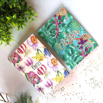 Houseplant Illustrated Lined Notebook Set Of Two, 10 of 12