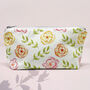 Cotton Flower Makeup And Cosmetic Bag, thumbnail 4 of 6