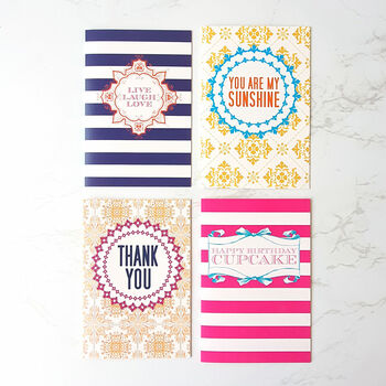 Pack Of 12 Assorted Greeting Cards, 8 of 9