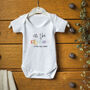 Personalised I'm The Rainbow After The Storm Baby Vest, thumbnail 2 of 6