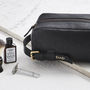 Leather Initial's Wash Bag With Buckle, thumbnail 5 of 7