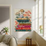 Botanical Book Stack Art Print, thumbnail 2 of 4
