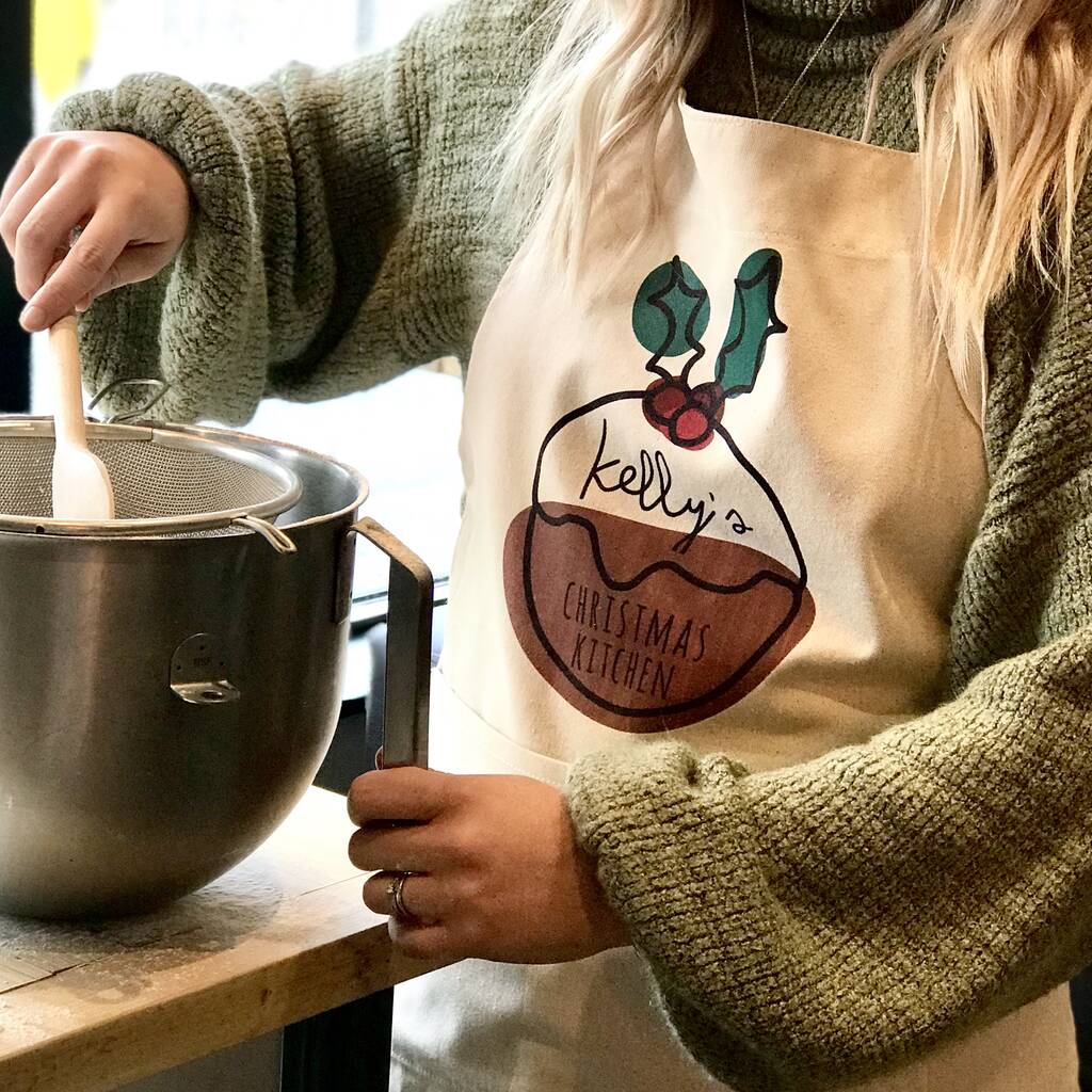 Personalised Christmas Kitchen Apron, 1 of 5