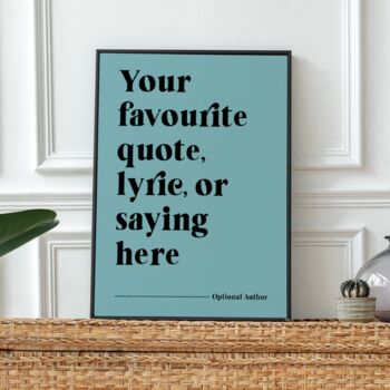 Custom Print Colourful Quote, 2 of 6