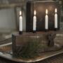Reclaimed Wood Candle Holder, thumbnail 1 of 3