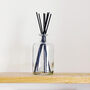 Large Clear Glass Diffuser Bottle And Reeds, thumbnail 4 of 9