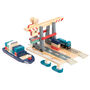 Personalised Cargo Ship And Dock Set, thumbnail 1 of 2