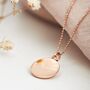 Mama Est'd Date Gold And Rose Gold Necklace, thumbnail 2 of 12
