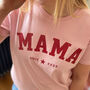 Personalised Mama Est New Mum T Shirt, thumbnail 2 of 7