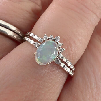 Opal Brilliance Duo Ring Set, 5 of 9