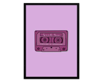 Taylor Swift Speak Now Inspired Cassette Print, 4 of 5