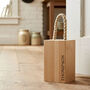 Personalised Solid Oak Door Stop, thumbnail 1 of 8