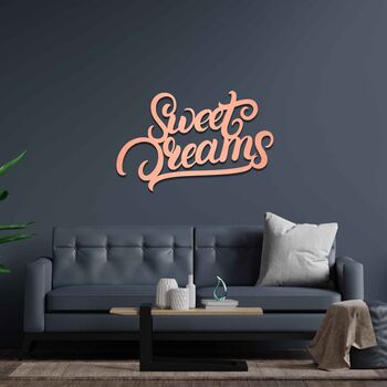Sweet Dreams Art Sign Wooden Wall Decor, 5 of 9