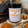 Halloween Trick Or Treat Personalised Candle, thumbnail 1 of 3