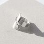 Sterling Silver Adjustable Flat Ring, thumbnail 1 of 7