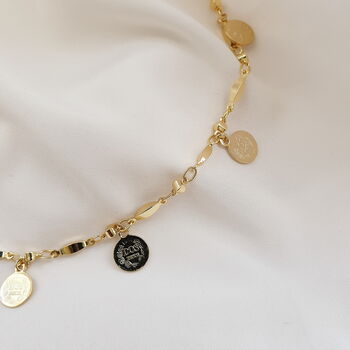 Gold Vintage Coin Necklace By Misskukie | notonthehighstreet.com