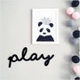 'Play' Acrylic Sign, thumbnail 1 of 5