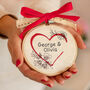 Personalised Couple's Embroidered Hoop, thumbnail 1 of 3