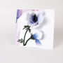 Anemone Flower Card, thumbnail 1 of 2