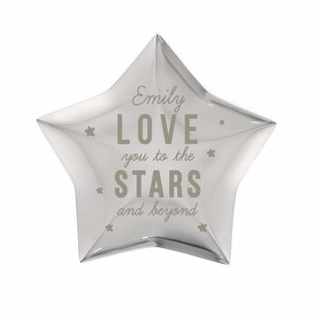 Personalised 'Love You To The Stars' Star Trinket Box, 3 of 3