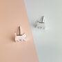 Brushed Sterling Silver Cat Silhouette Stud Earrings, thumbnail 5 of 6