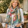 Mother's Day Floral And Paisley Tassel Scarf, thumbnail 4 of 7