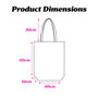 Customised Tote Bag Currently Listening To, thumbnail 4 of 4