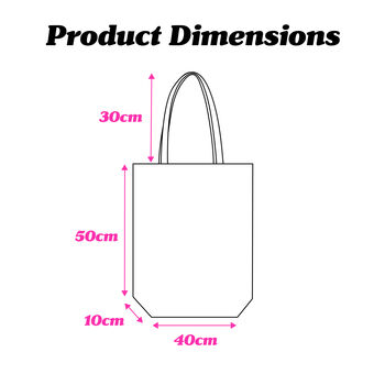 Customised Tote Bag Currently Listening To, 4 of 4