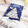 Personalised Blue Christmas Tree Keepsake Card And Decoration, thumbnail 5 of 5