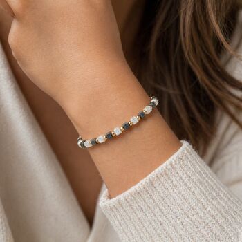 21st Birthday Twenty One Bead Drawstring Bracelet, 3 of 5