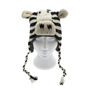 Zebra Hand Knitted Woollen Animal Hat, thumbnail 3 of 4