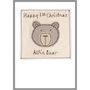 Personalised Bear 1st Christmas Card For Boy Or Girl, thumbnail 6 of 10