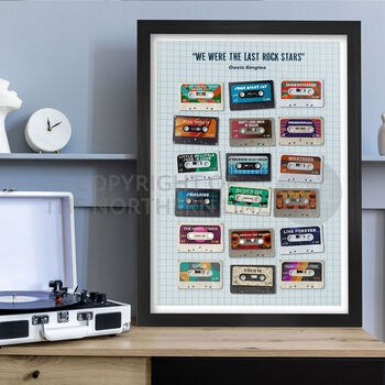 We Were The Last Rock Stars Oasis Poster Print, 2 of 4