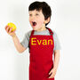 Personalised Name Children's Apron, thumbnail 1 of 10