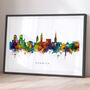 Norwich City Skyline Print, thumbnail 1 of 12