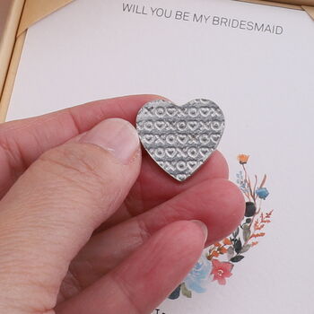 Handmade Personalised Bridesmaid Wedding Token Gift Box, 6 of 12