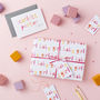 Baby Girl Wrapping Paper Set, thumbnail 3 of 9