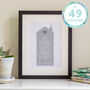 Personalised House Print, thumbnail 1 of 7