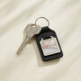 Personalised Vintage Map And Heart Keyring, thumbnail 3 of 3