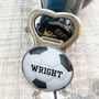 Personalised Football Bottle Opener, thumbnail 1 of 4