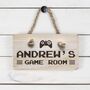 Personalised Wooden Game Room Sign, thumbnail 2 of 2
