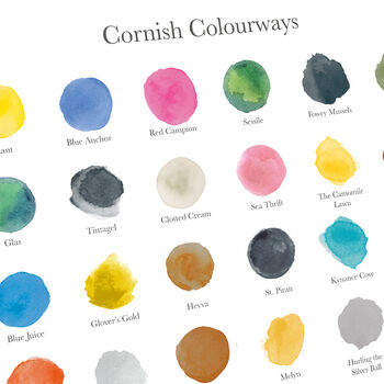 Cornish Colourways Poster Print, 3 of 4