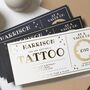 Personalised Scratch To Reveal Tattoo Gift Voucher, thumbnail 2 of 9