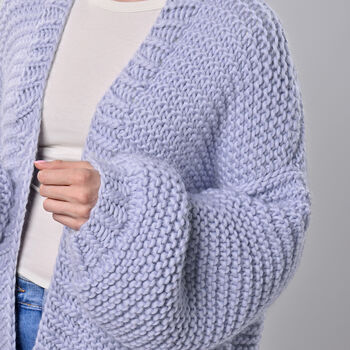 Saunton Cardigan Easy Knitting Kit, 5 of 8