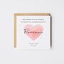 Welcome To The World Card, Personalised New Baby Boy Card Date/Weight, thumbnail 2 of 4