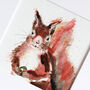 Inky Squirrel Illustration Print, thumbnail 3 of 12