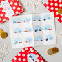 Snow Scene Advent Stickers And Bags, thumbnail 3 of 8