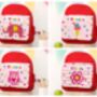 Personalised Girl's Red Mini Rucksack, thumbnail 3 of 12